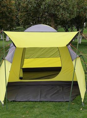 雨外34--6人一室一厅SY-T046双层野外户防双层露营家庭帐篷