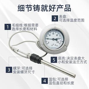 探头度温计10度 温5度计压m力式 wtz 288不锈162钢60m压力式