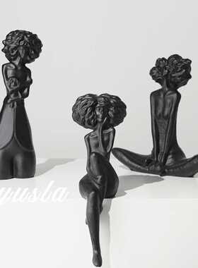 新款直销中古意式简约样板房客厅电视柜玄关边柜酒店别墅展厅摆件