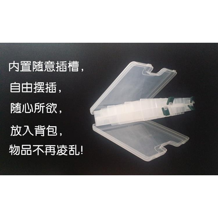 新款直销路亚盒双层两面装路亚饵收纳盒假饵配件储物盒大容量大饵