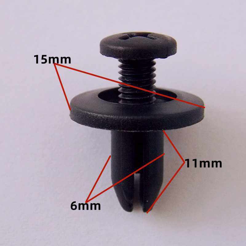新款直销180只盒装通用型汽车塑料膨胀穿心钉螺丝卡扣保险杠挡泥,五金/工具,螺钉,淘宝优惠券,粉丝福利购,淘宝优惠卷