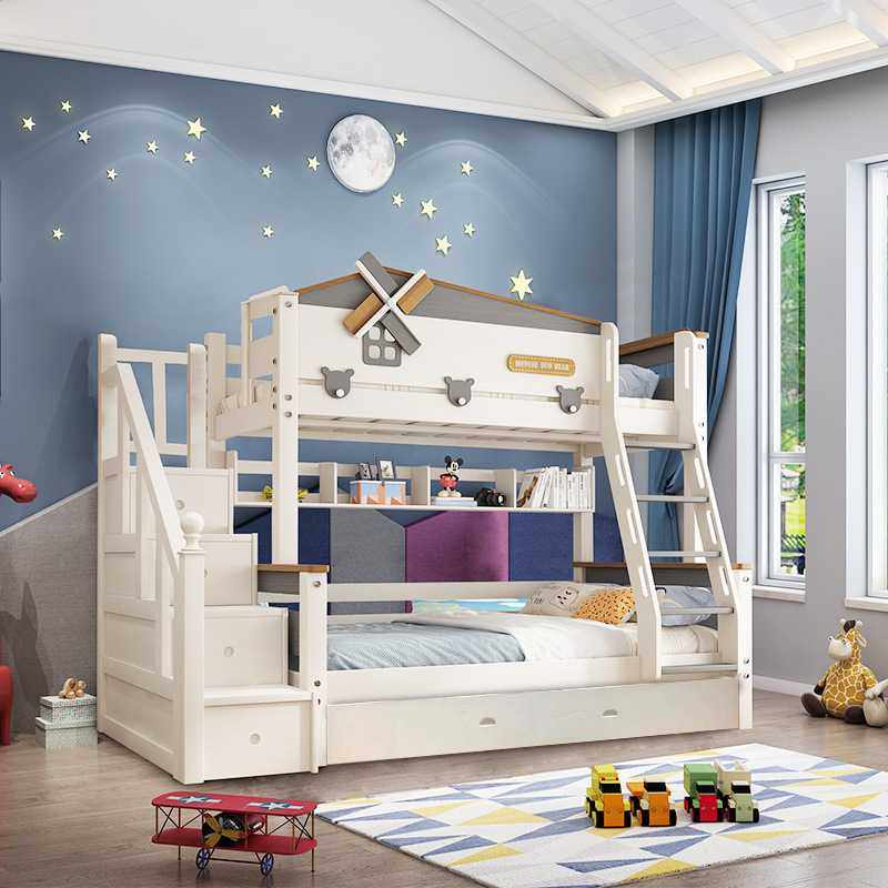 新款直销实木上下铺高低床双层床成人多功能小户型儿童床家用儿童,住宅家具,高低/子母床,淘宝优惠券,粉丝福利购,淘宝优惠卷