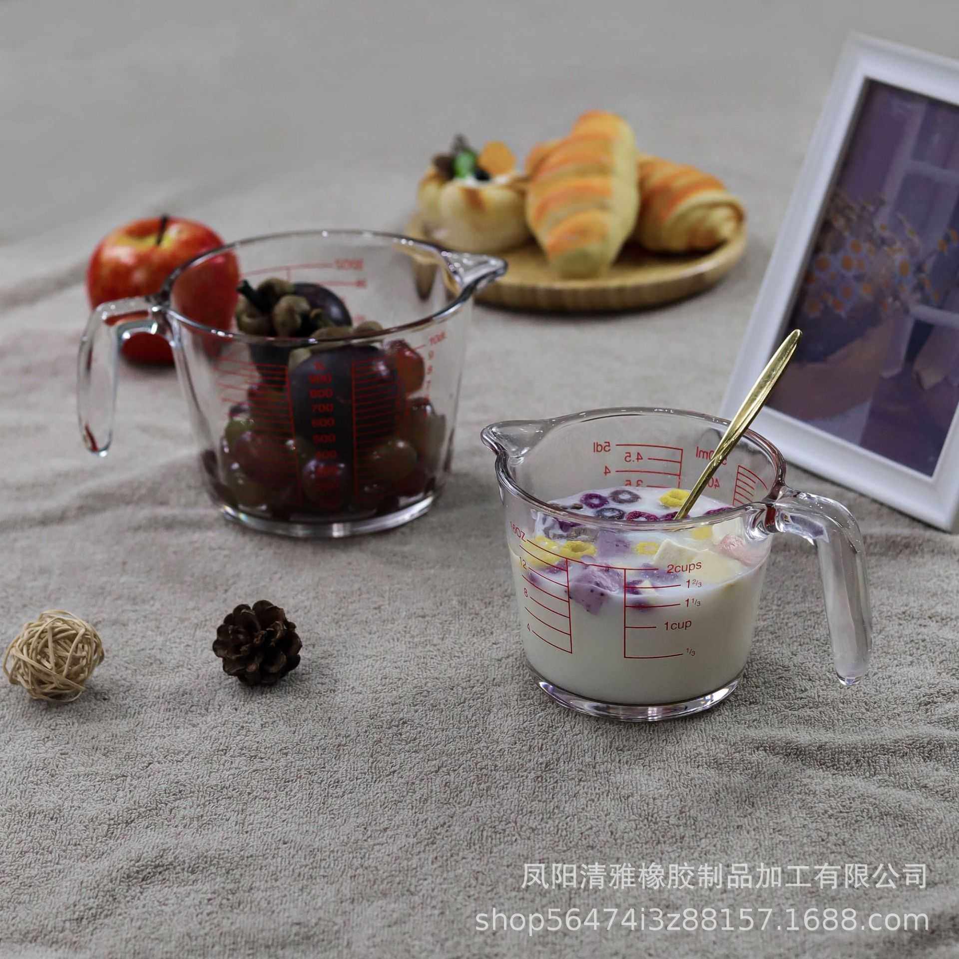 新款直销量杯带刻度玻璃杯家用耐高温大容量打蛋烘焙毫升计量刻度,厨房/烹饪用具,杯子,淘宝优惠券,粉丝福利购,淘宝优惠卷