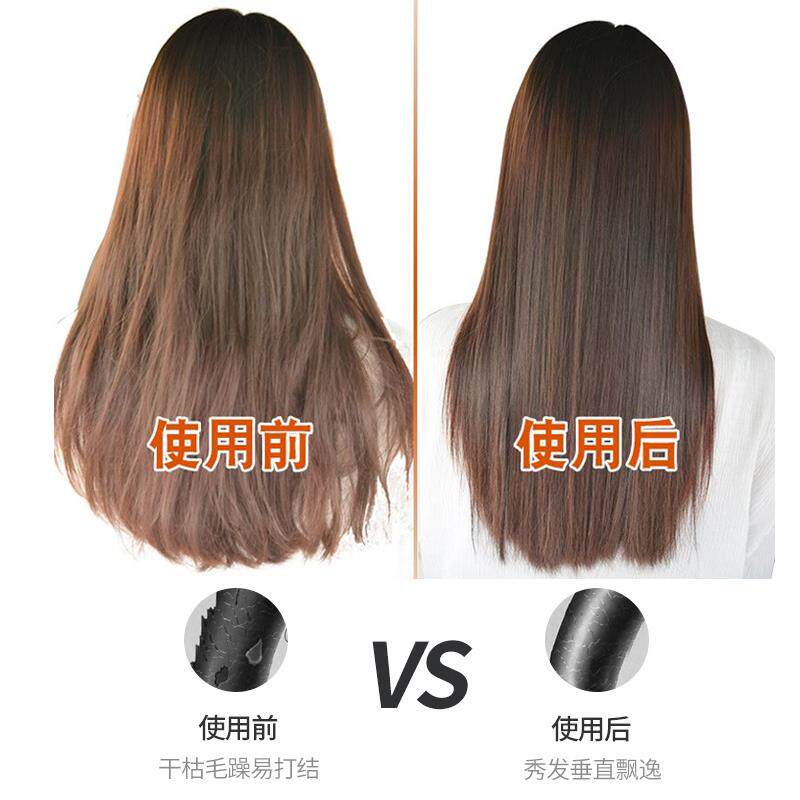 新款直销直发梳神器不伤发一梳直发棒懒人夹板两用女短发蓬松内扣