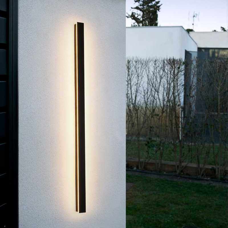 新款直销LED户外太阳能壁灯防水线条灯别墅围墙灯室外阳台外墙门,家装灯饰光源,户外壁灯,淘宝优惠券,粉丝福利购,淘宝优惠卷