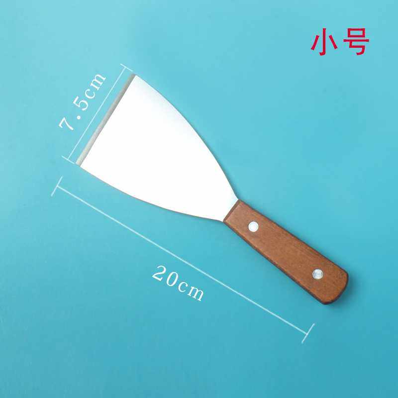 新款直销现货阳江工厂不锈钢小号斜口铲料理铲手抓饼工具煎饼铲子,五金/工具,油灰刀,淘宝优惠券,粉丝福利购,淘宝优惠卷