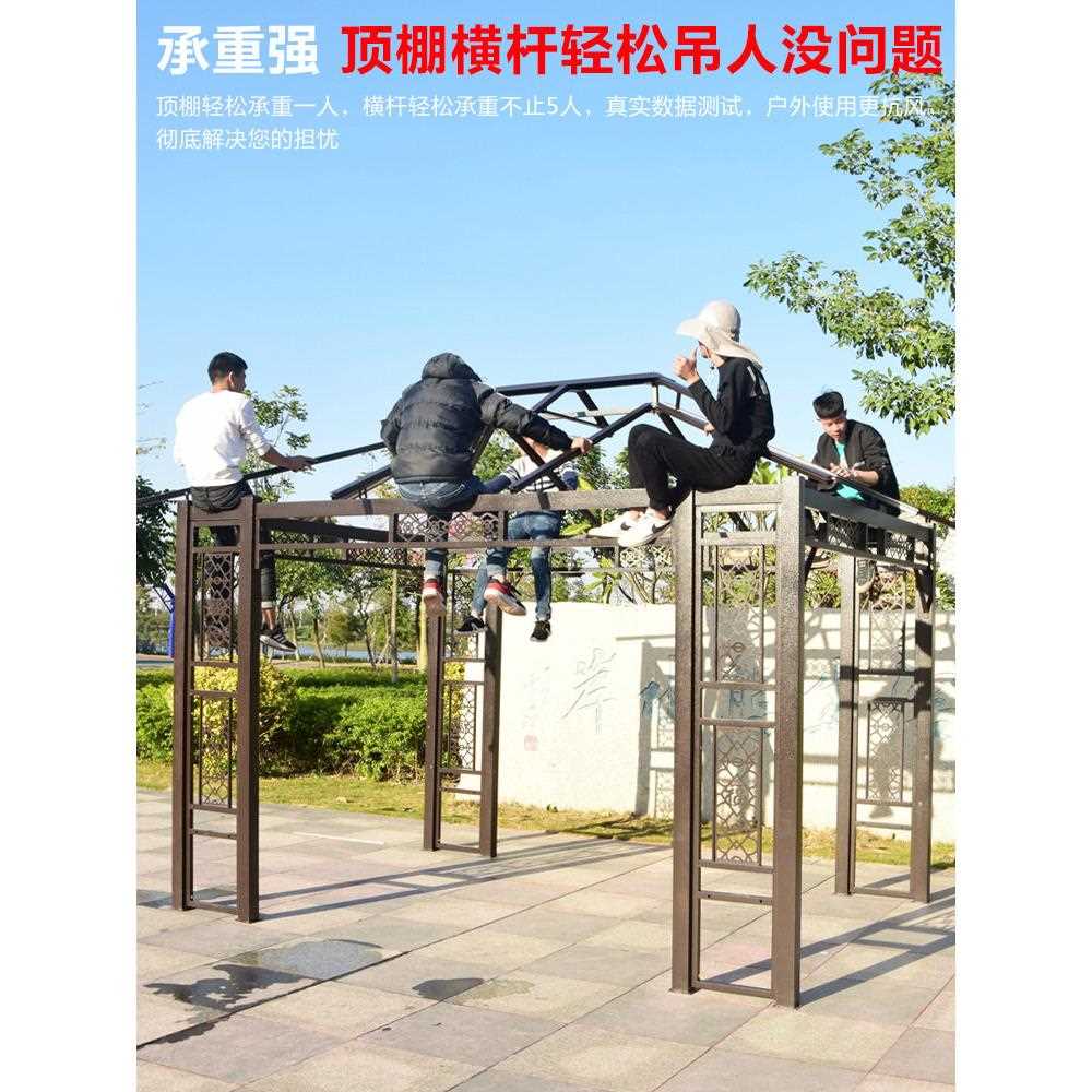 新款直销户外凉亭庭院花园农家乐室外露台小木屋亭子简易四角亭别