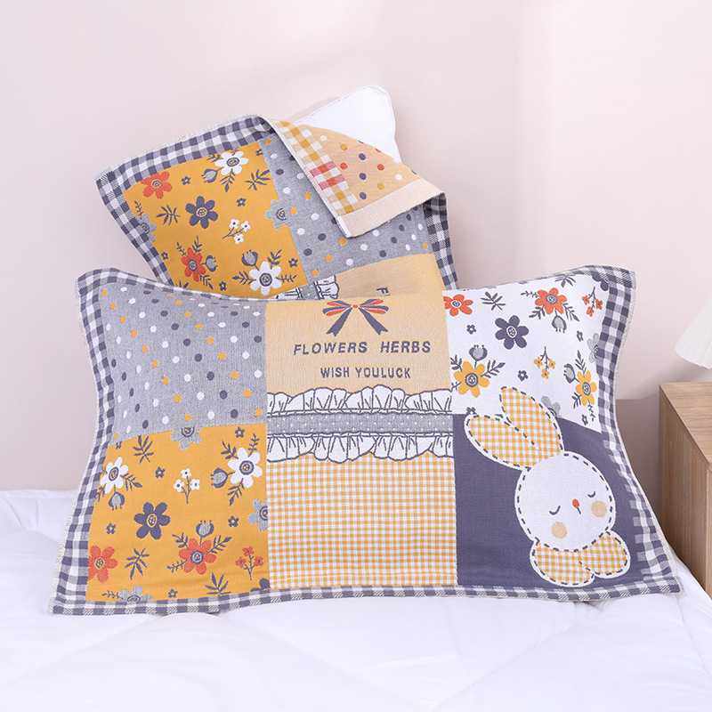 新款直销五层纱布枕巾柔软吸汗四季成人盖巾包邮情侣卡通枕头巾8,床上用品,枕巾,淘宝优惠券,粉丝福利购,淘宝优惠卷