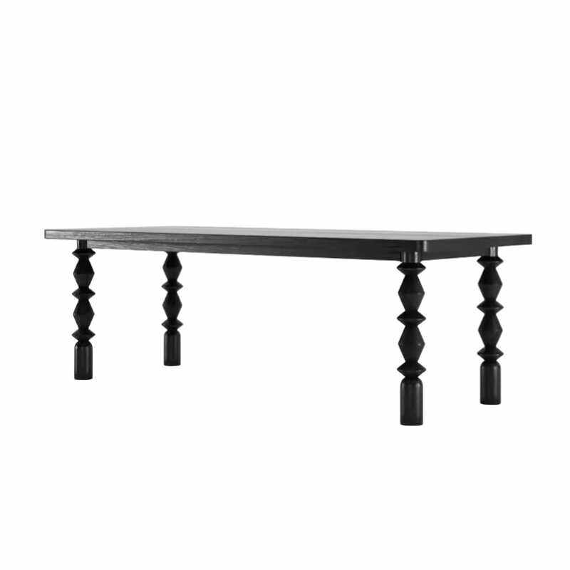 新款直销美式实木餐桌复古创意家用办公桌长桌工作台书桌长条桌法,住宅家具,实木餐桌,淘宝优惠券,粉丝福利购,淘宝优惠卷