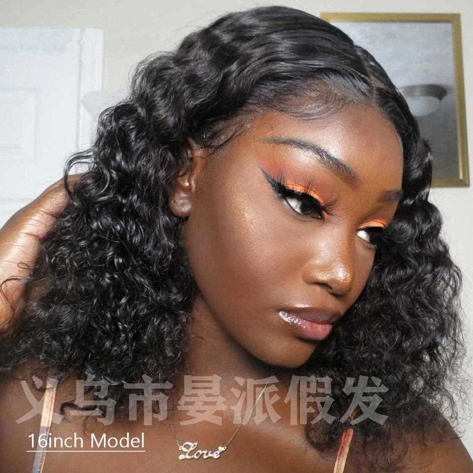 新款直销外贸欧美女士假发非洲小卷长卷发爆炸头化纤温丝假发wigs
