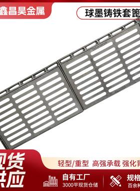 单篦子市政道路绿化带排水用井盖球墨铸铁雨水套条形高强度承压