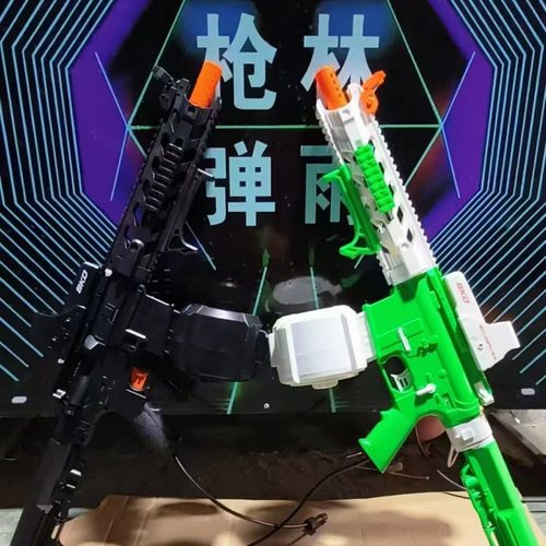 庙会摆摊射击打靶游乐设备厂家枪林弹雨游乐园设备射击气炮枪玩具