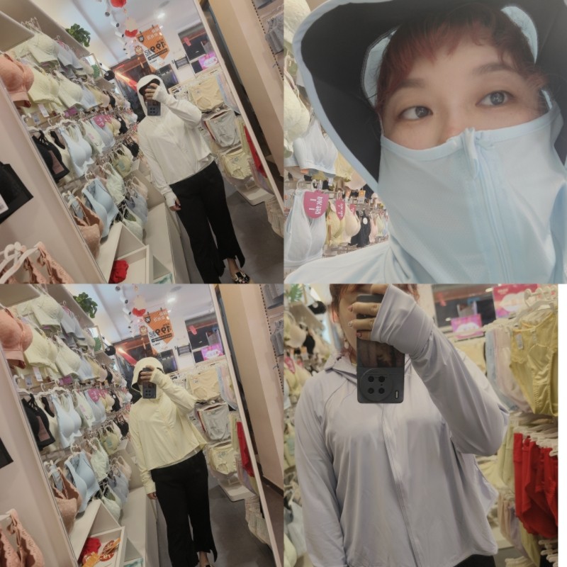 UPF50香蜜闺秀针织斗篷女夏季防紫外线冰丝防晒服透气超薄防晒衫