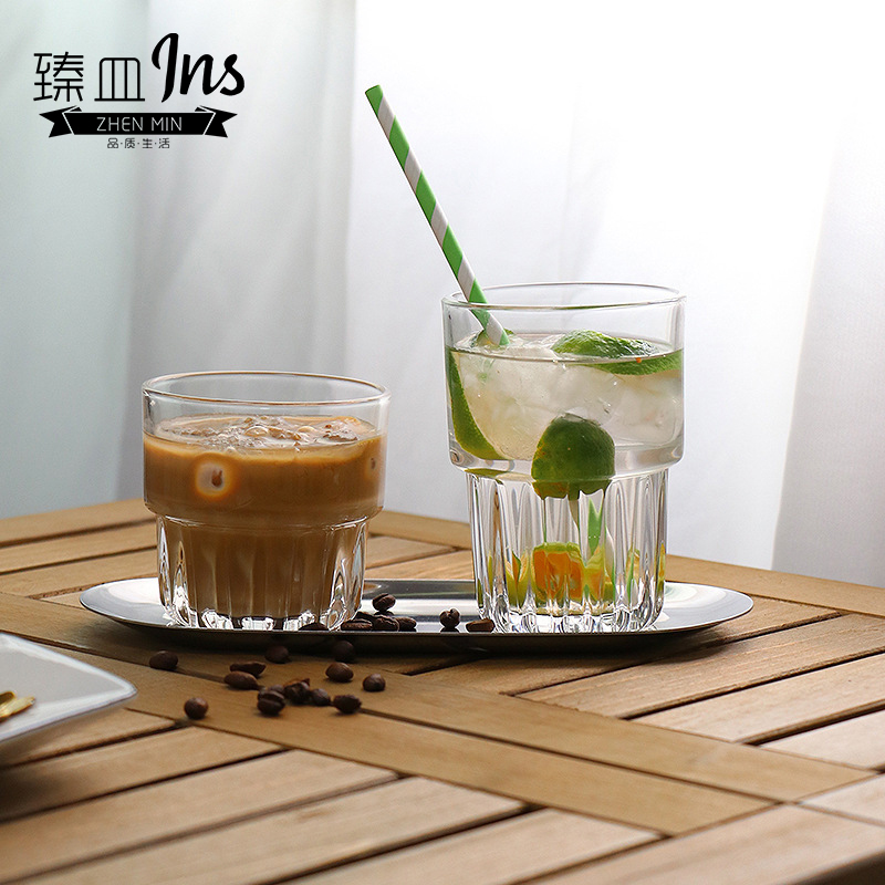 臻皿冷萃拿铁杯果汁饮料杯子