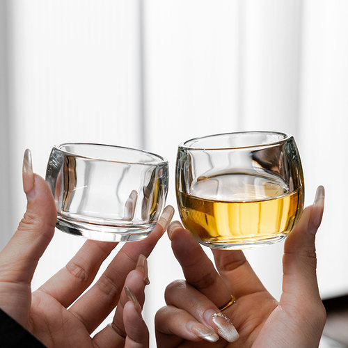 臻皿ins风水晶玻璃ins风茶杯