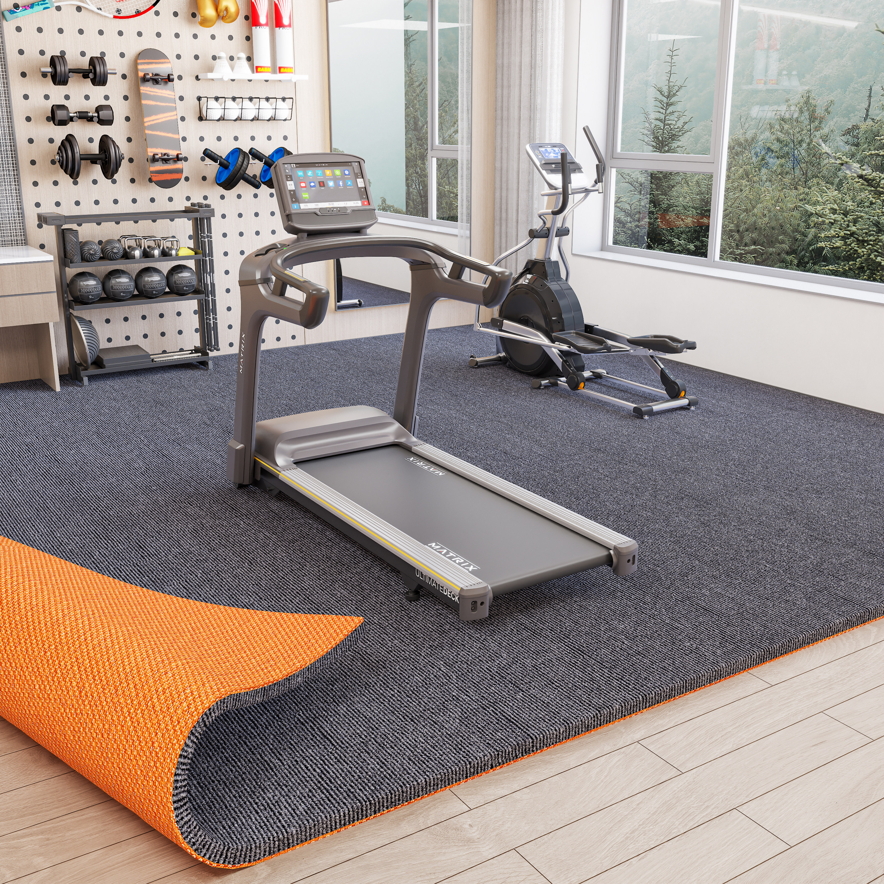 地垫健身房隔音减震吸音垫跑步机家用加厚楼层防震降噪大面积地毯,居家布艺,地毯,淘宝优惠券,粉丝福利购,淘宝优惠卷