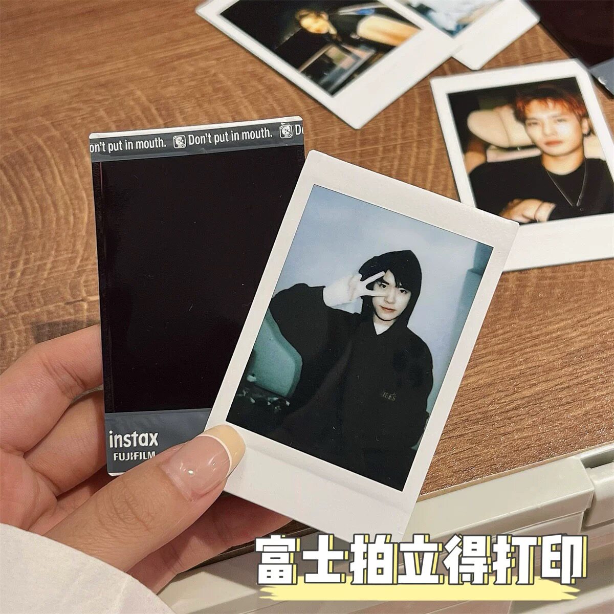 富士拍立得mini白边花边DIY打印三寸照片冲印冲洗照片复古胶片ins