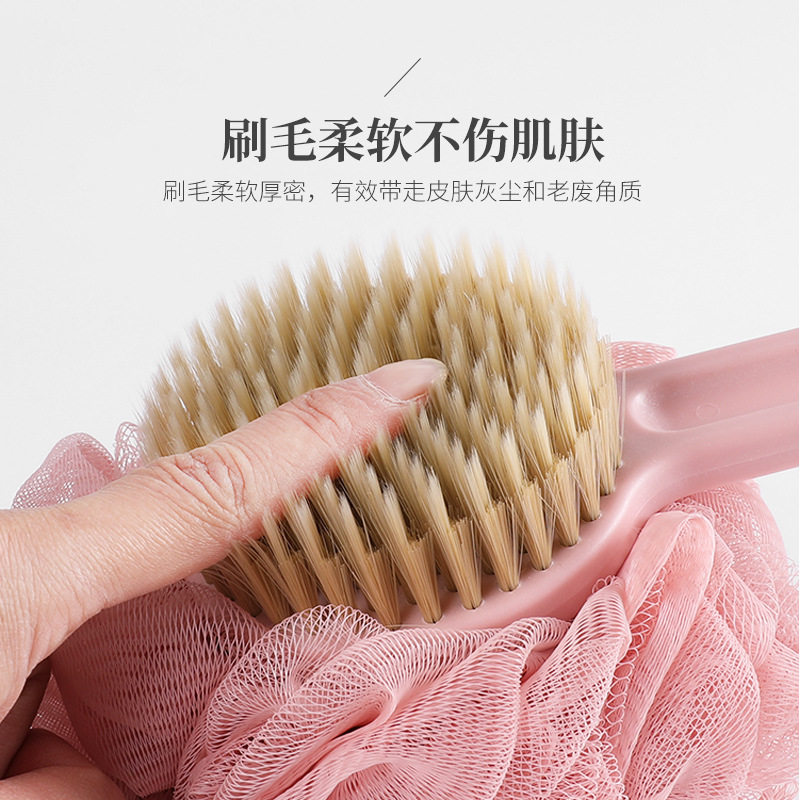 波浪长柄双面洗澡刷搓澡