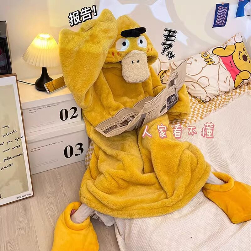 特价!!可达鸭冬季睡衣