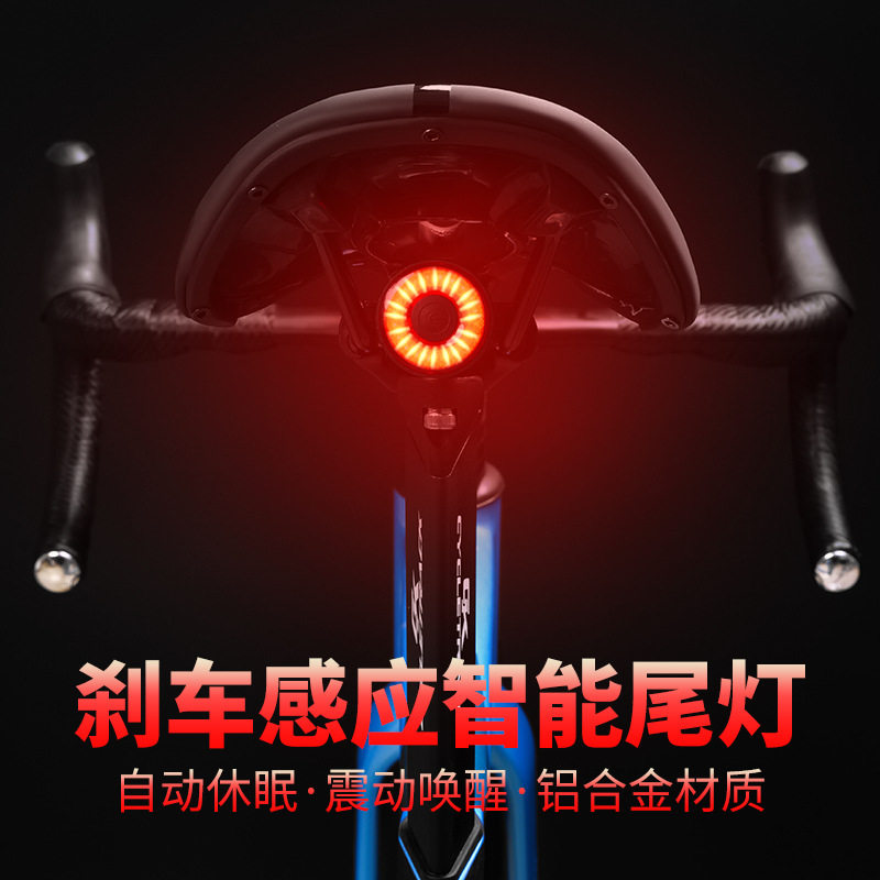 自行车尾灯智能感应刹公