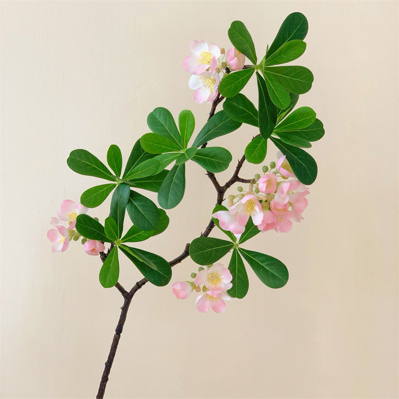 3D打印仿真海桐花假花摆