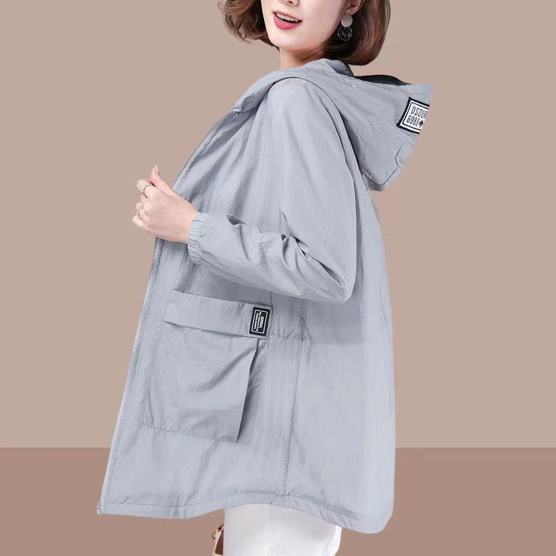 中长款大码女士妈妈装防