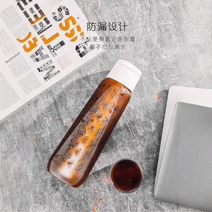 高硼硅玻璃玻璃杯耐高温咖啡壶冷泡壶冷萃壶家用果茶冷水壶咖啡杯