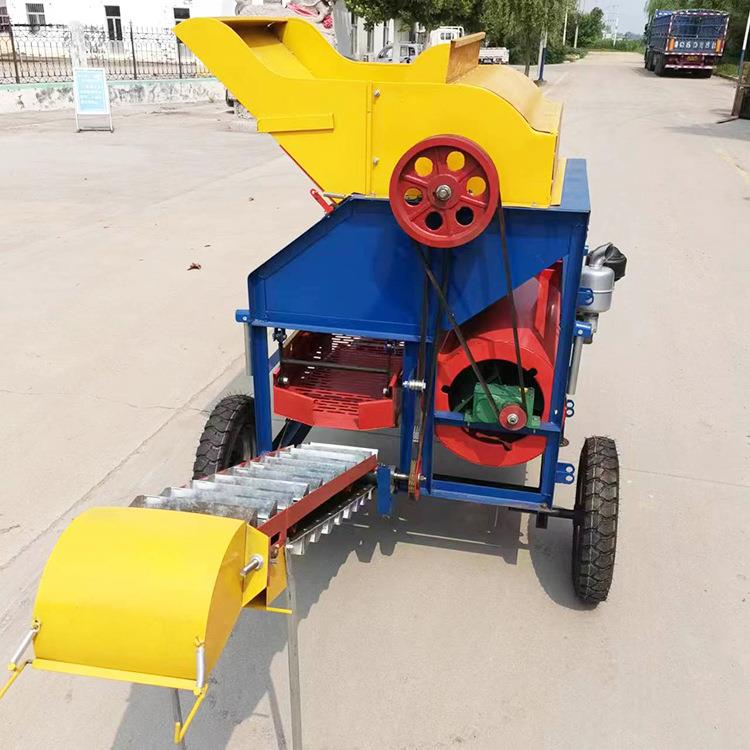 式4GRL0型0新款花生摘果干湿两用喂入秧果分机离机摘花生机脱果机