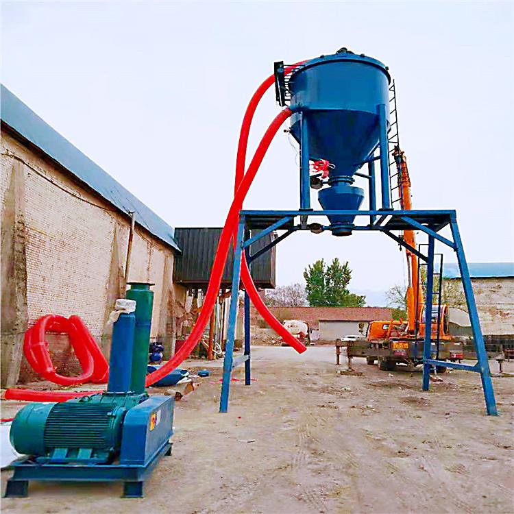 水QL-200泥粉自吸式气力输送机粉煤灰装车气输送机距离气吸力力长