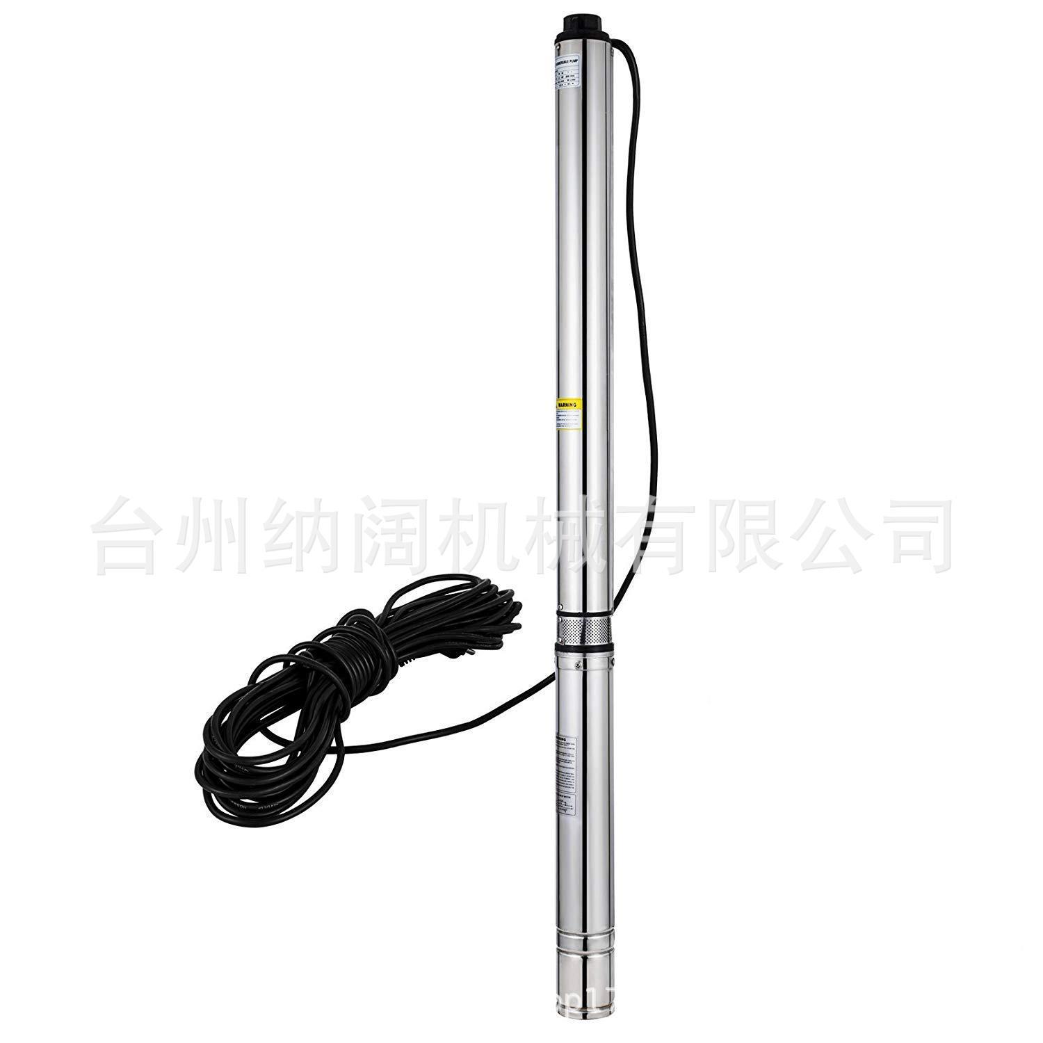 跨境不锈H钢井泵2p美规潜水深泵4