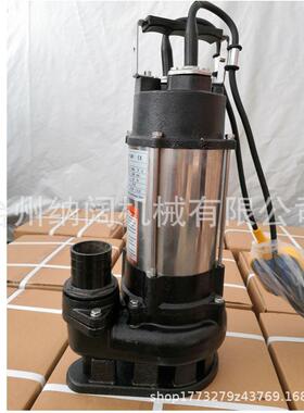 跨境不锈钢水泵抽排污泵灌溉自潜水泵IPQ无堵塞切割污水泵动水潜