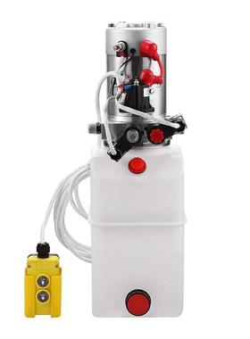 8夸XSO脱双作用液泵塑卸车料8L车载液压泵DC12压V自拖液压泵装置