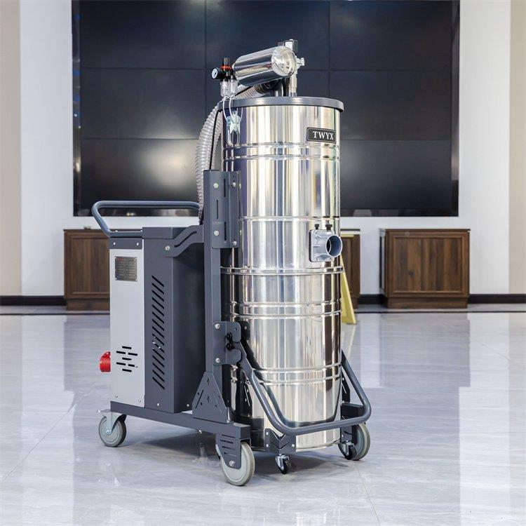 SH5500高PYN压脉冲尘器5.5KW 三吸尘相吸380V移动工业吸尘器铁屑