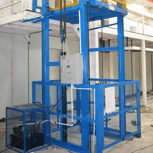 直销厂房货梯电动液压升降XBSJD-6t 机简易货 梯导轨式液压升降