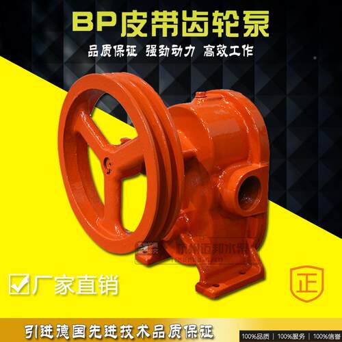 MB/BP-1CB皮带-齿轮轮油泵 高粘度 带涂料皮式齿轮泵