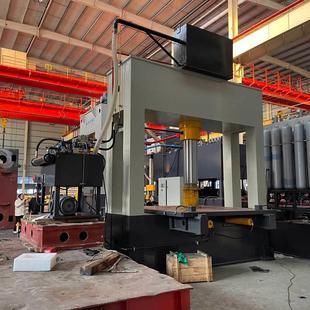 威力工315吨反应封YW22 封头压重孔专用龙门 315头釜冲孔液压热机