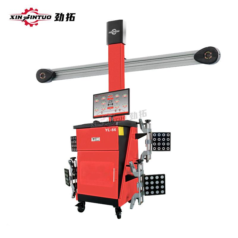 汽车智能3D四轮定位仪设备大剪四柱举家升拓机轮胎LKX劲厂直销