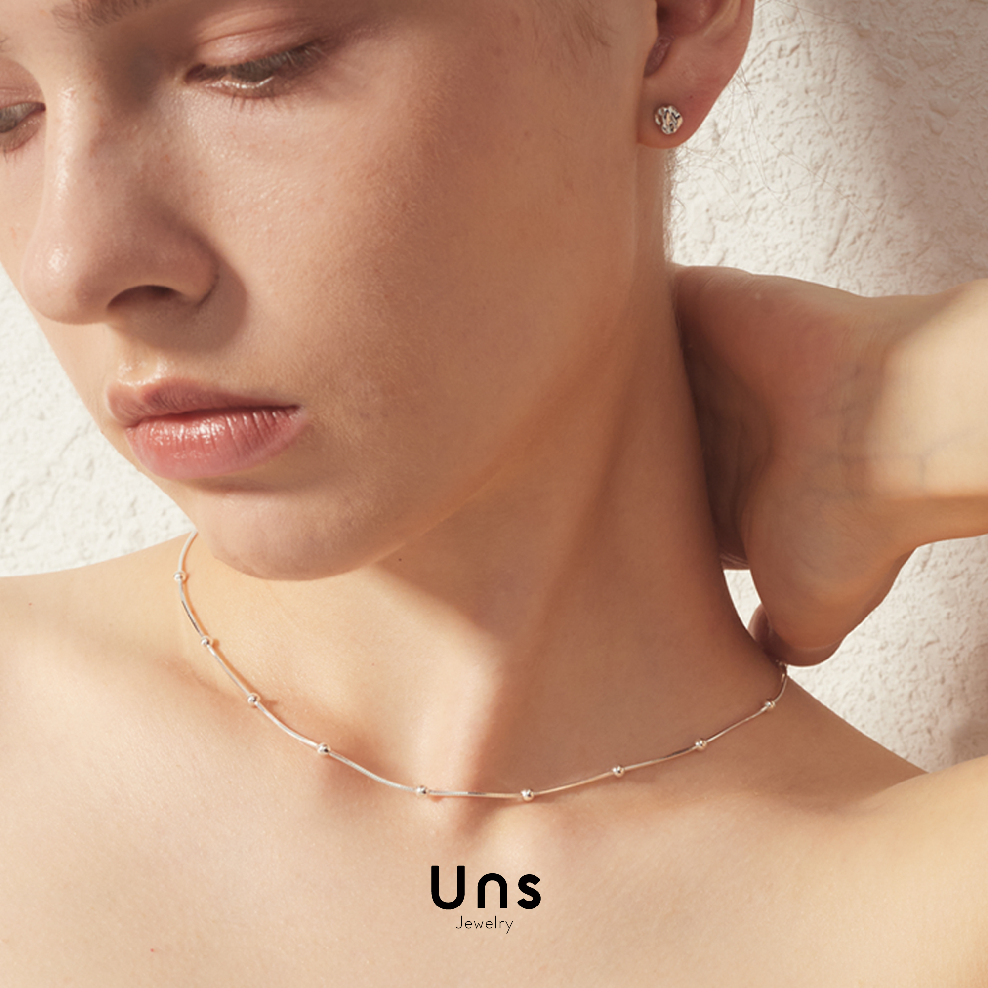 Uns Jewelry| 新品瞳光系列 925银珠星星点点项链