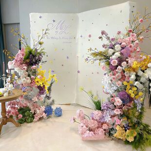 春日主题世界读书节场景布置五一劳动节装饰假花网红打卡造景美陈