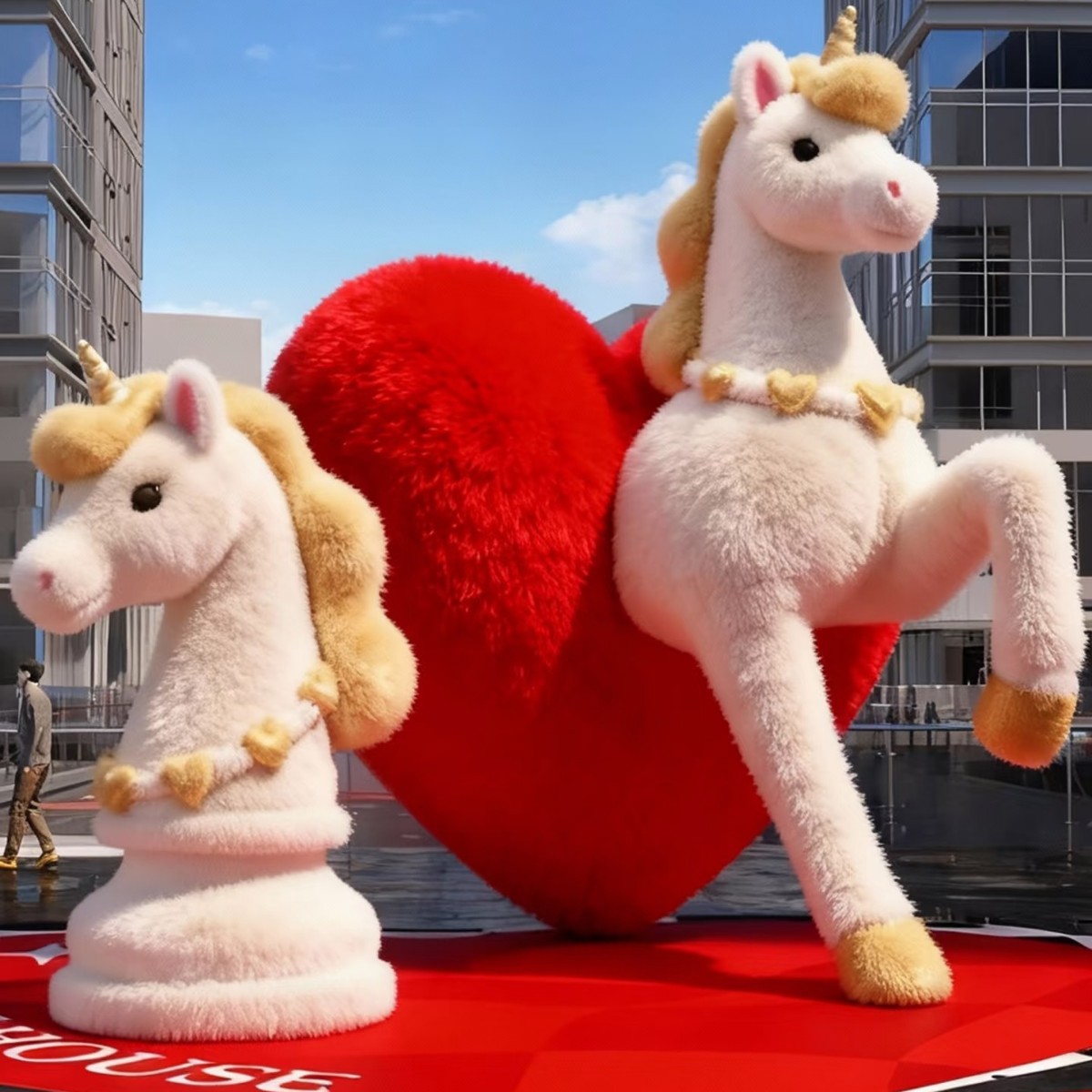 马年装饰新年网红打卡美陈摆件