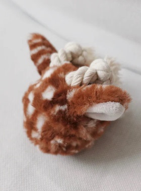 Lambwolf森林伙伴系列动物造型发声刺球毛绒狗玩具TUDOU宠物用品