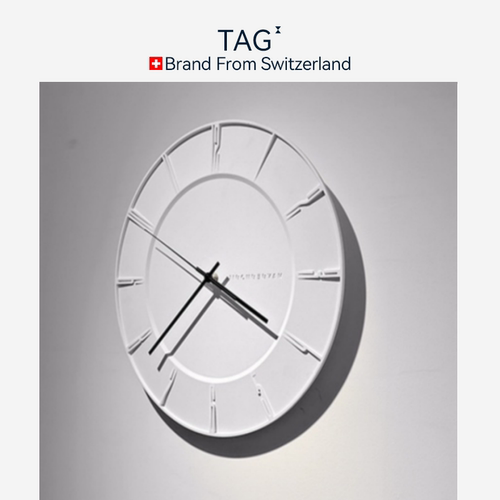 静音挂墙钟北欧现代简约客厅书房