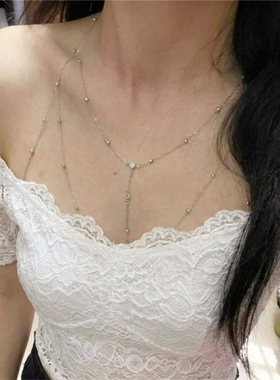 纯欲choker项链辣妹身体链胸链