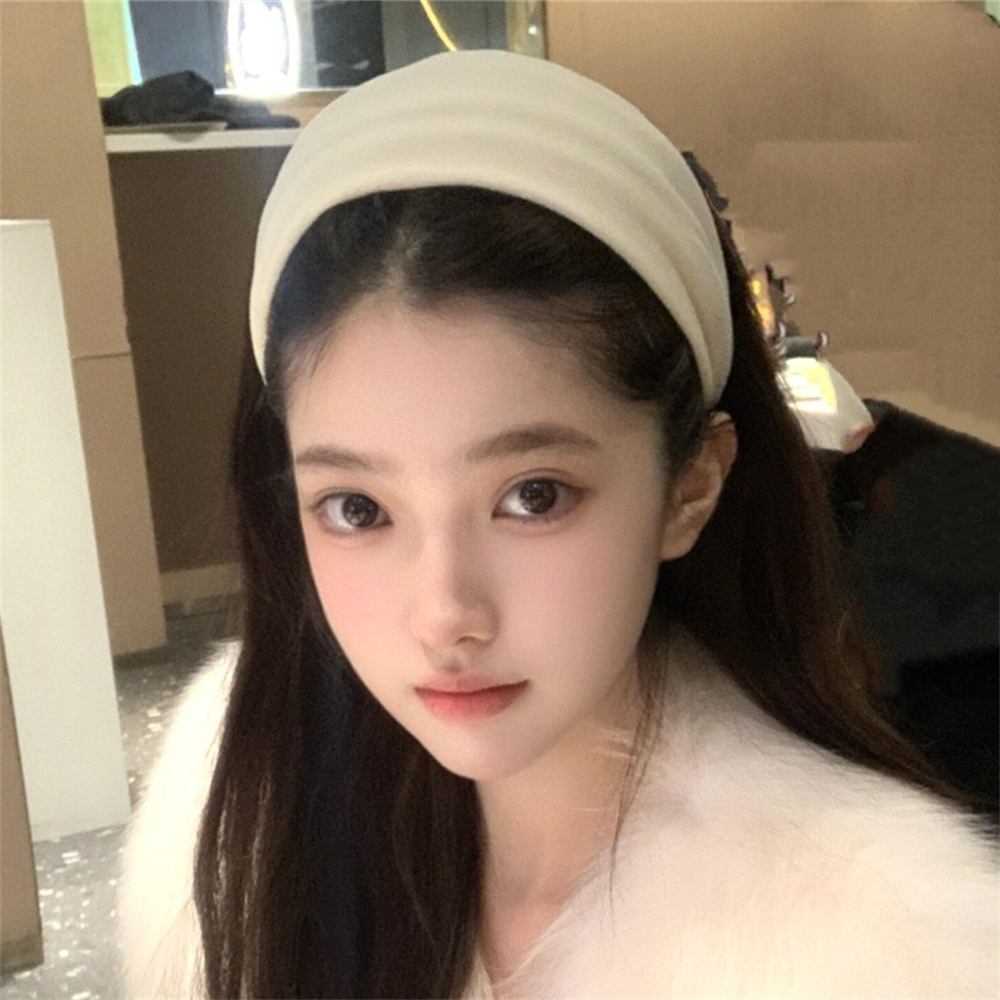 白色宽边发箍女款发饰