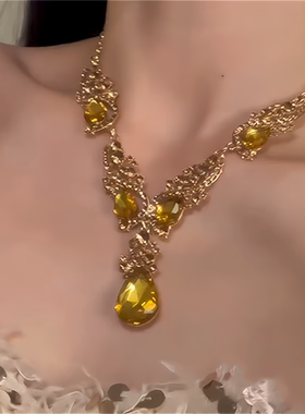 欧美重工大气项链耳环