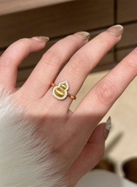 金色葫芦戒指女2026新指环