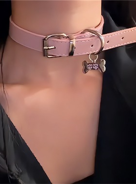 辣妹小狗项圈choker设计感