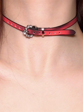 温感变色项圈颈圈女choker项链