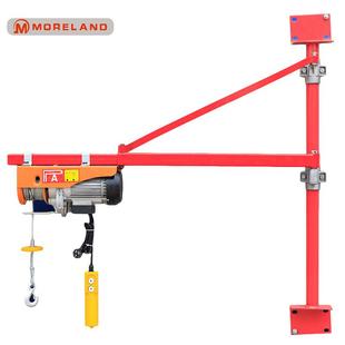 用立柱式吊壁装修上料转机180度旋家臂配电动葫芦墙吊立柱式吊机