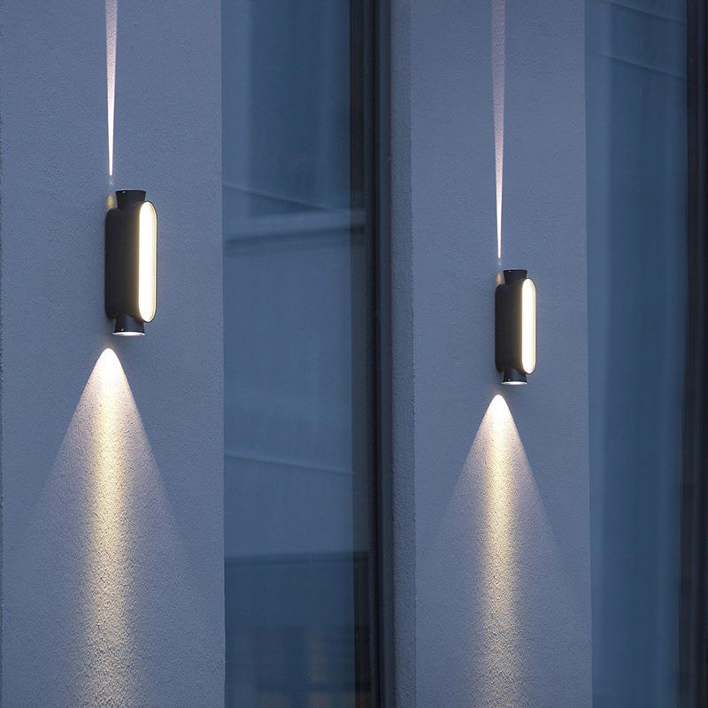 户外灯壁灯楼梯过道防水壁灯北欧现代简约室外外墙灯庭院阳台壁灯